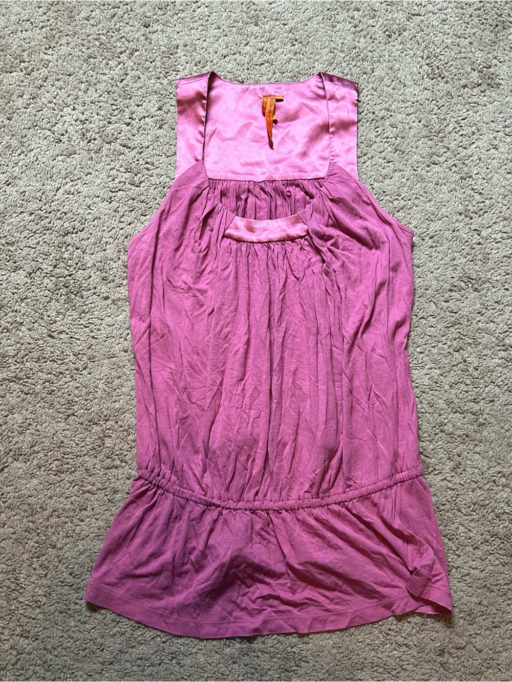 BCBGeneration Pink Sleeveless Tunic Tank Medium